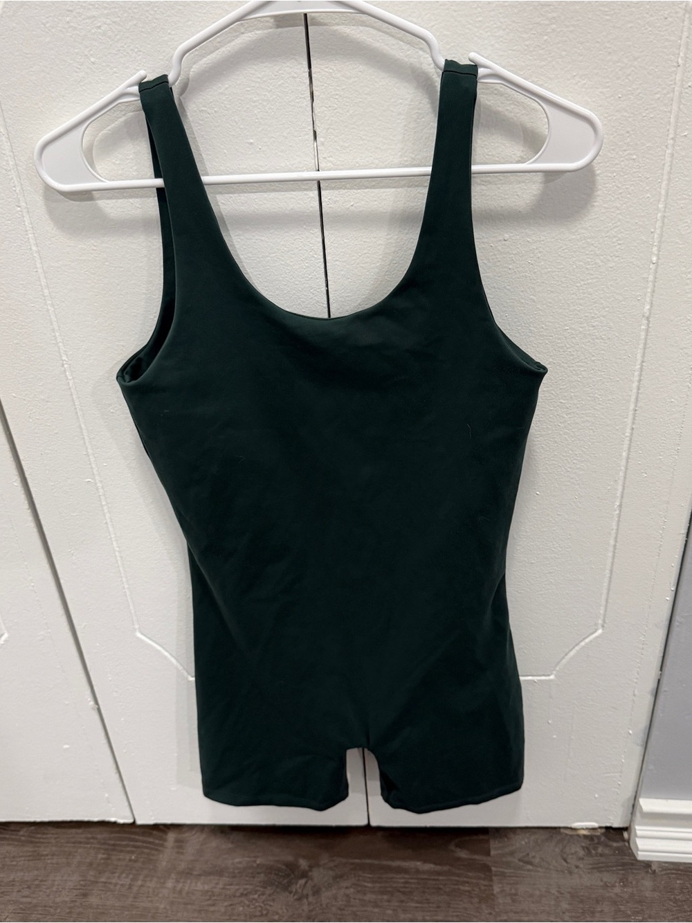 Collective Girlfriend Green Skyline Bike Unitard